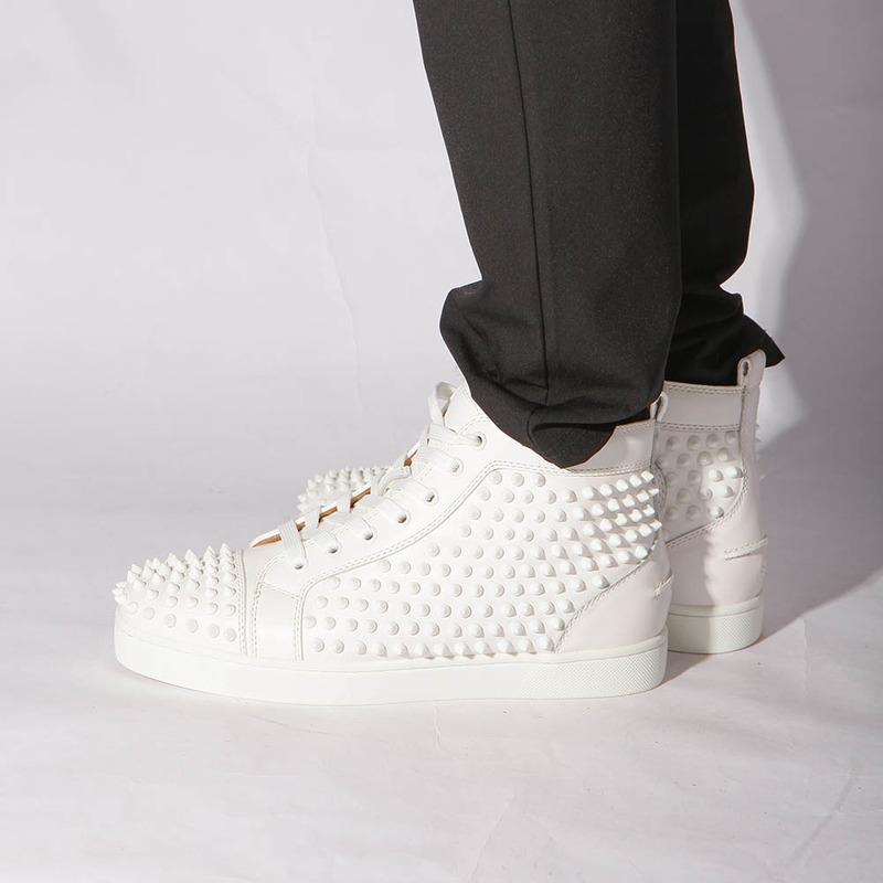 Ch**an louboutin limited version  christmas louboutin l**is spikes men