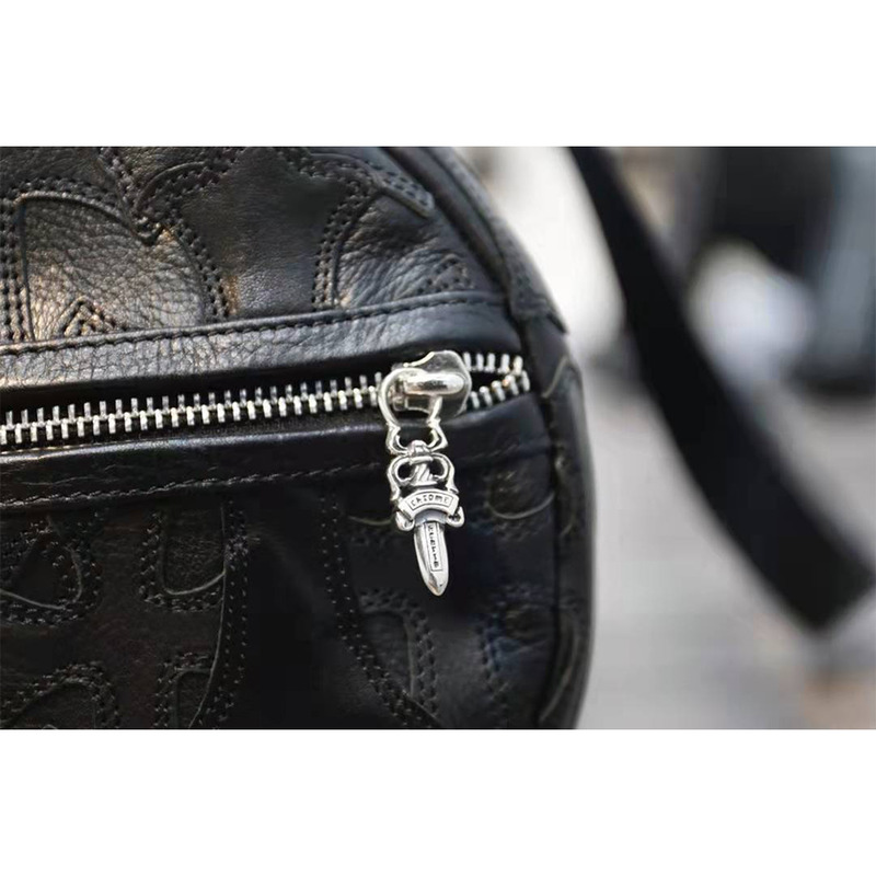 Chrome Heart Duffle Bag withSterling Silver Zipper(40*20*10CM)