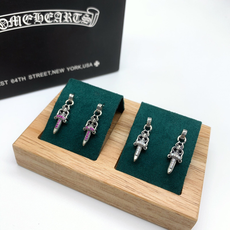 Chrome Heart Sword Earrings