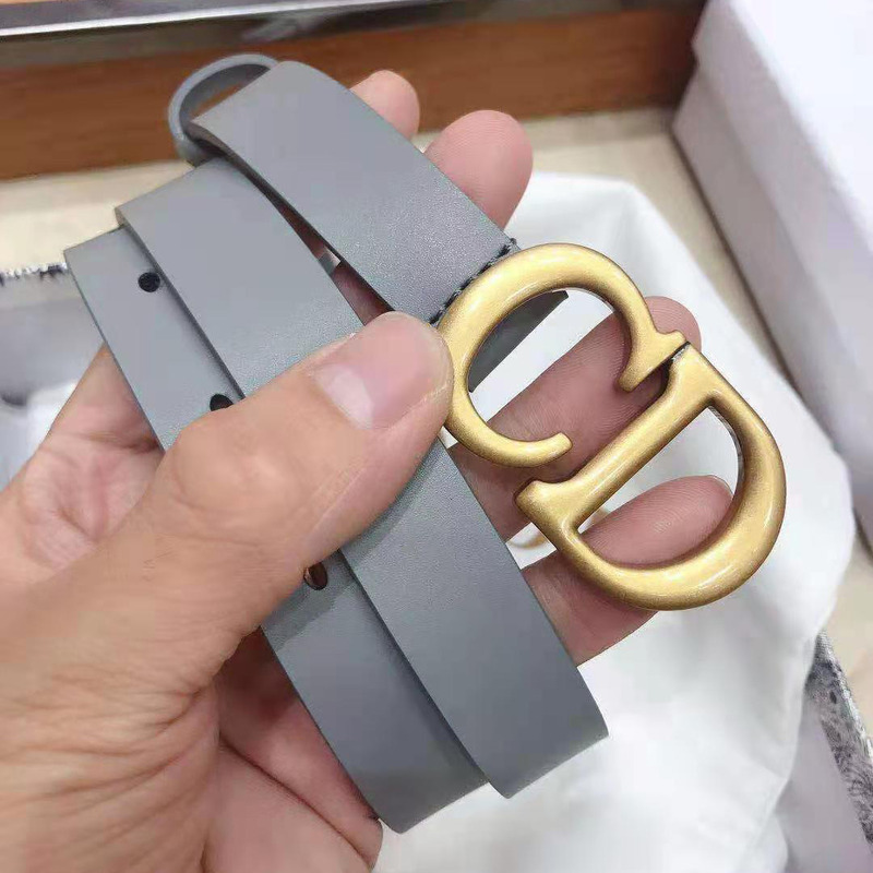 D*or leather belt with 