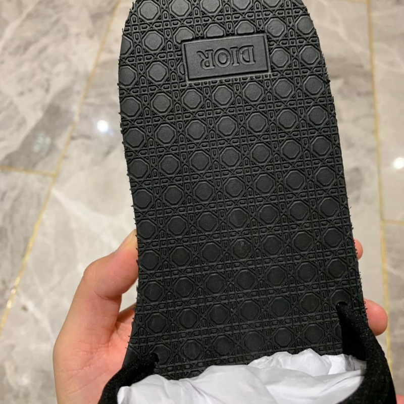 D*or black neoprene slippers