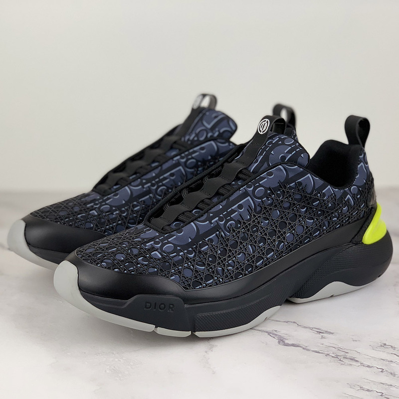 D*or black oblique "b24" sneaker with