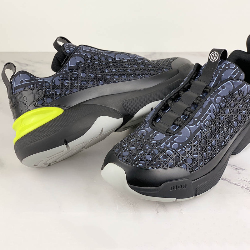 D*or black oblique "b24" sneaker with