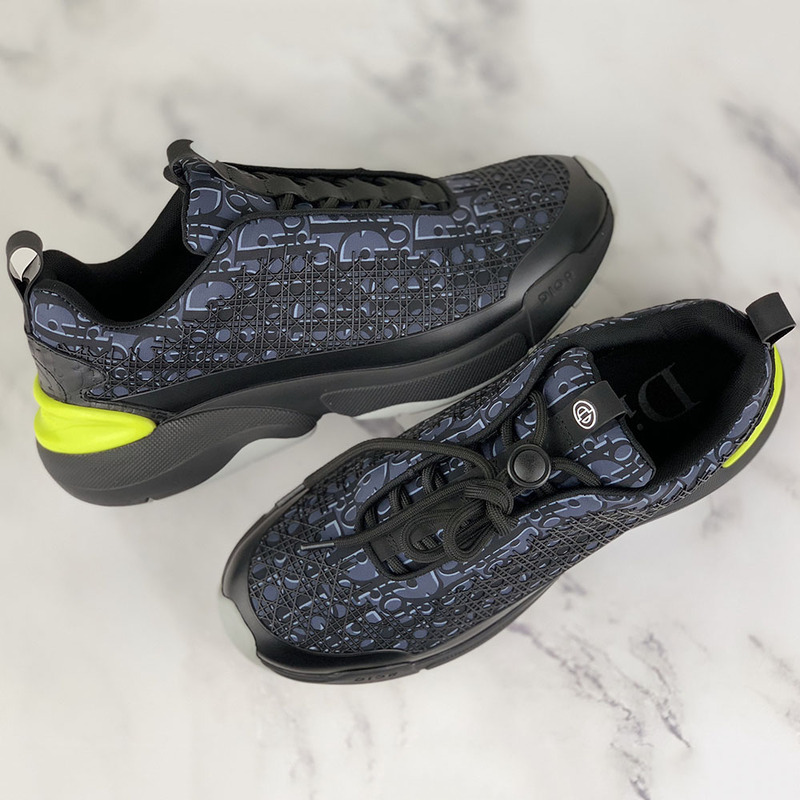 D*or black oblique "b24" sneaker with