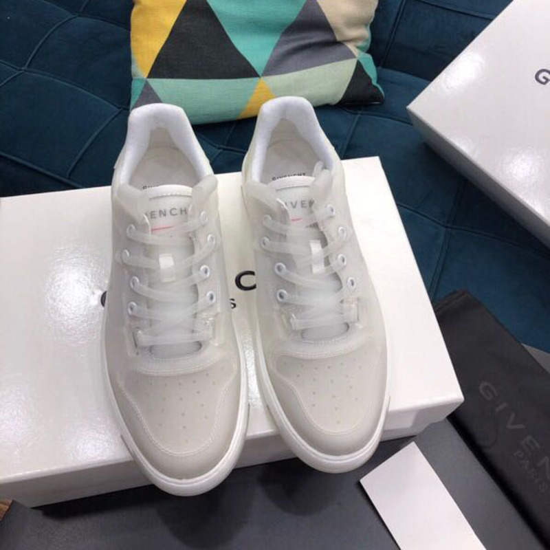 Givenchy Transparent Low Top Wing Sneaker White