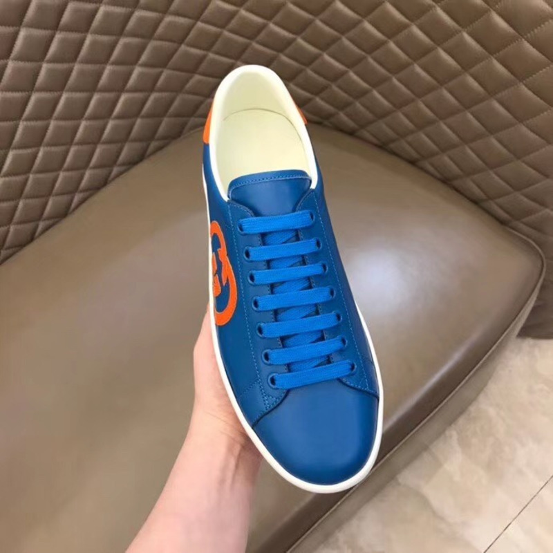 G*u*i ace sneaker with interlocking