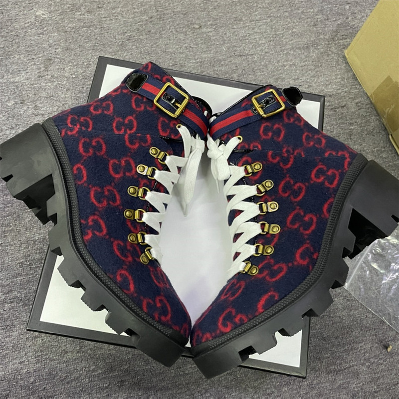 G*u*i gg wool ankle boot