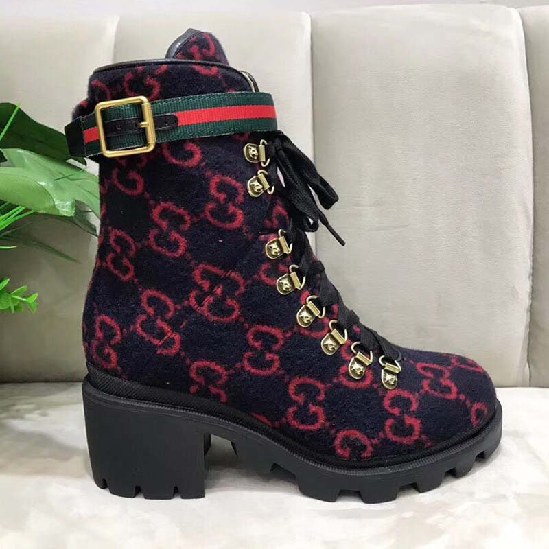 G*u*i gg wool ankle boot