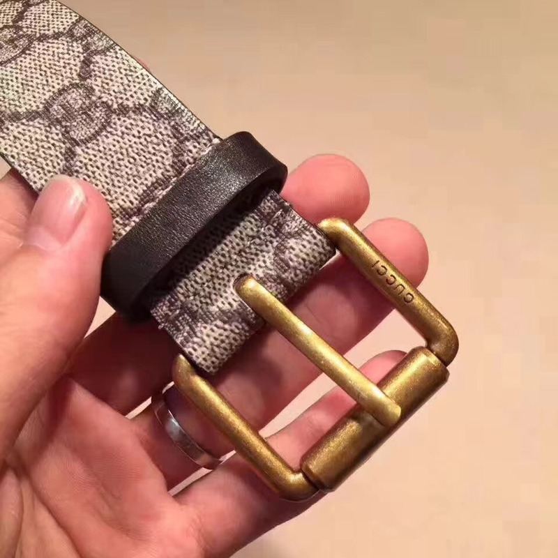 G*u*i canvas tiger print belt