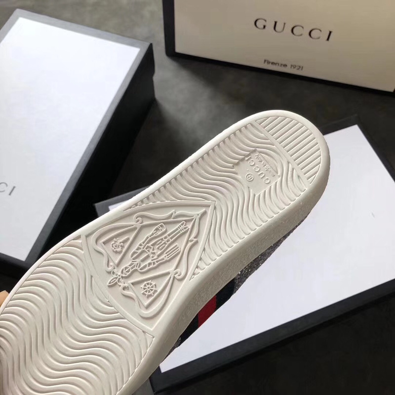 G*u*i new ace glitter sneakers