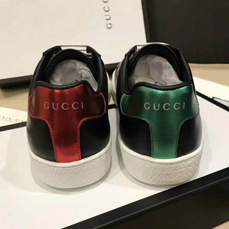 G*u*i ace kingsnake print black sneaker