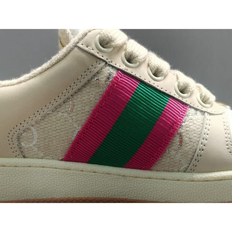 G*u*i low pink green old casual shoes woman