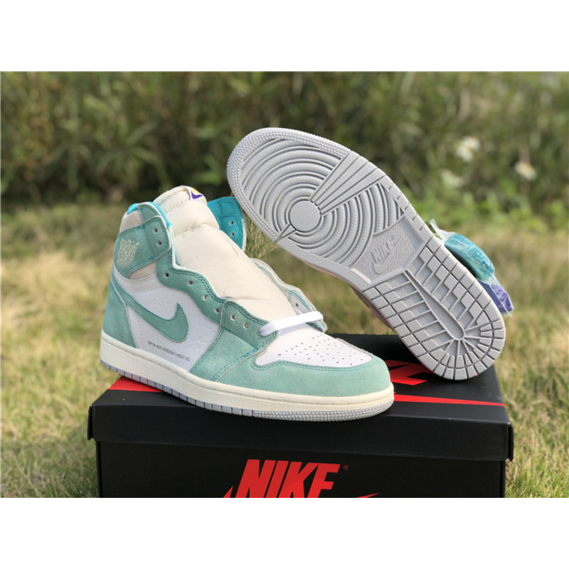 Air Jordan 1"Turbo Green"555088 311 Sneakers Men Women
