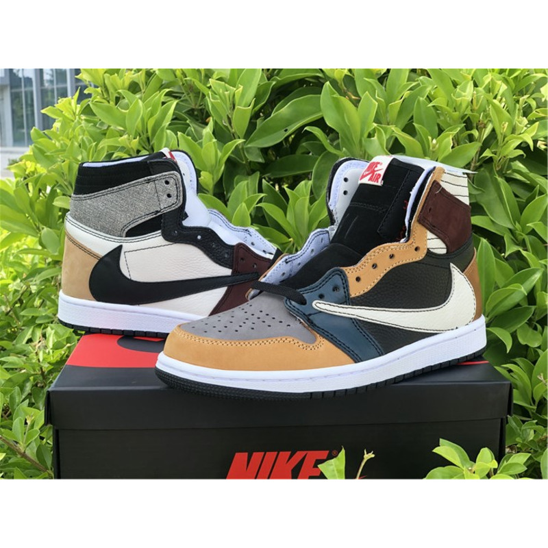 Air Jordan 1 HIGH OG TS SP SMPLE Sneakers Men Women