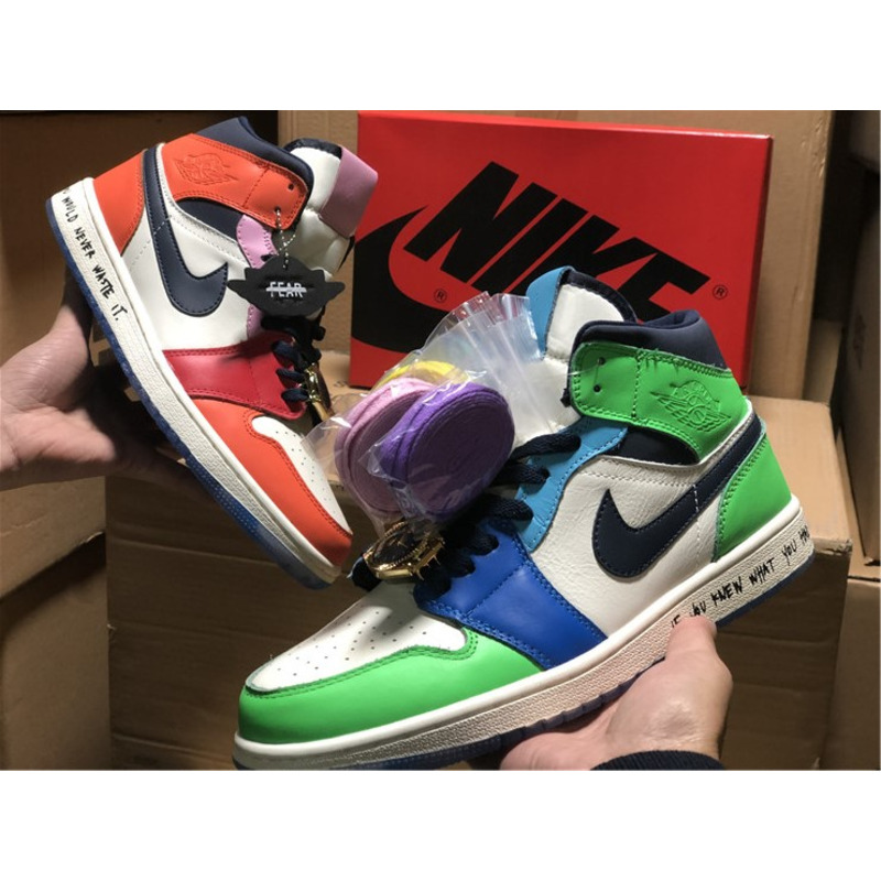 Melody Ehsani x Air Jordan 1 Mid WMNS"Fearless"CQ7629 100 Sneakers Men Women