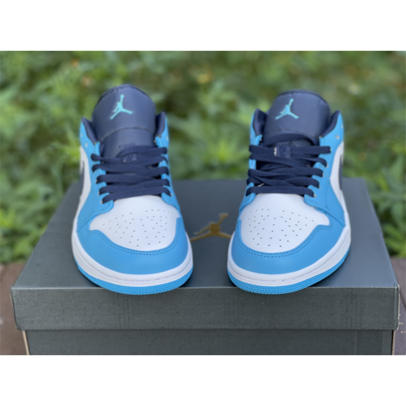 New Air Jordan 1 Low"UNC" 553558 144 Sneakers Men Women