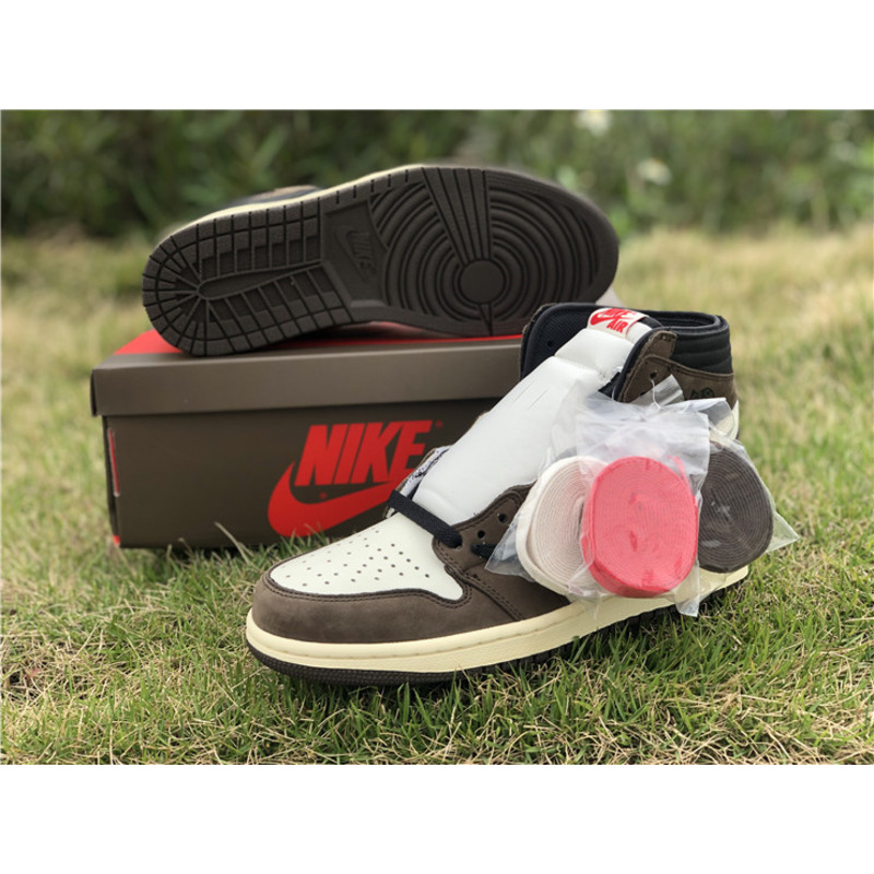 TS x Air Jordan 1 CD4487 100 Sneakers Men Women