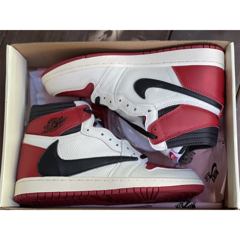 TS x Air Jordan 1 HIGH OG TS SP CQ4278 099 Sneakers Men Women