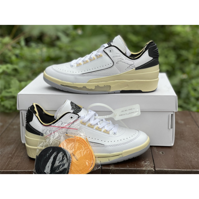OFF White x Air Jordan 2 Low DJ4375 101 Sneakers Men