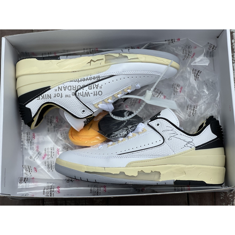 OFF White x Air Jordan 2 Low DJ4375 101 Sneakers Men