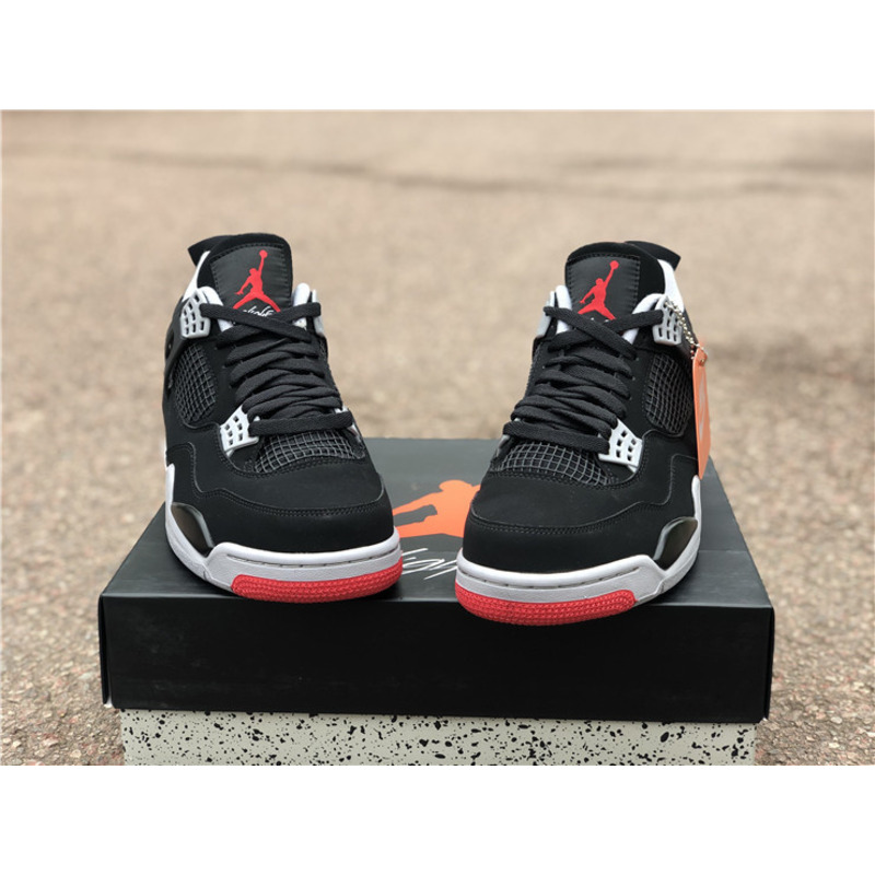 Air Jordan 4 RETRO Bred 2019 308497 060 Sneakers Men