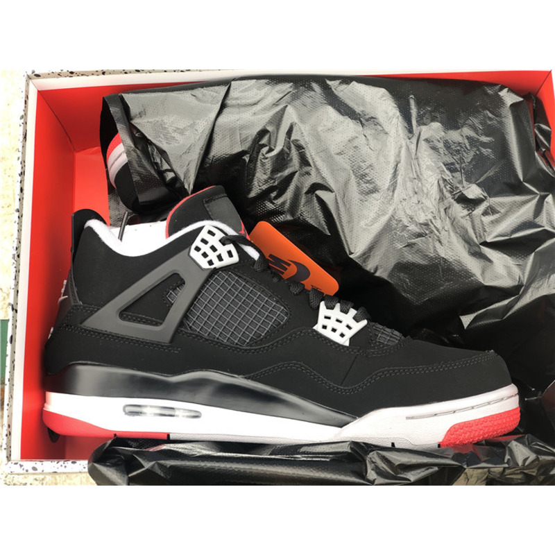 Air Jordan 4 RETRO Bred 2019 308497 060 Sneakers Men