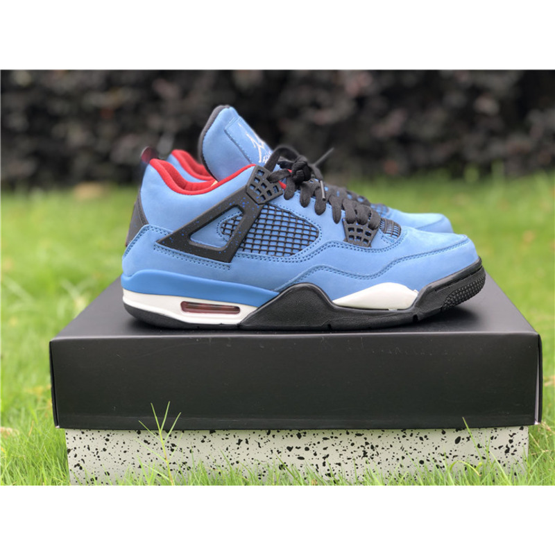 T S x Air Jordan 4 RETRO"Houston Oilers 308497 406 Sneakers Men