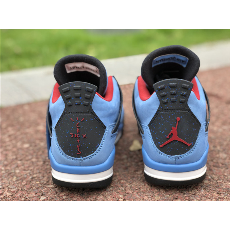 T S x Air Jordan 4 RETRO"Houston Oilers 308497 406 Sneakers Men