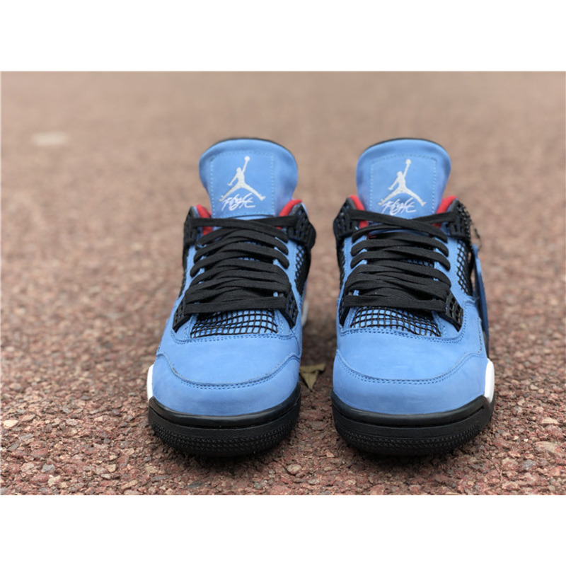 T S x Air Jordan 4 RETRO"Houston Oilers 308497 406 Sneakers Men
