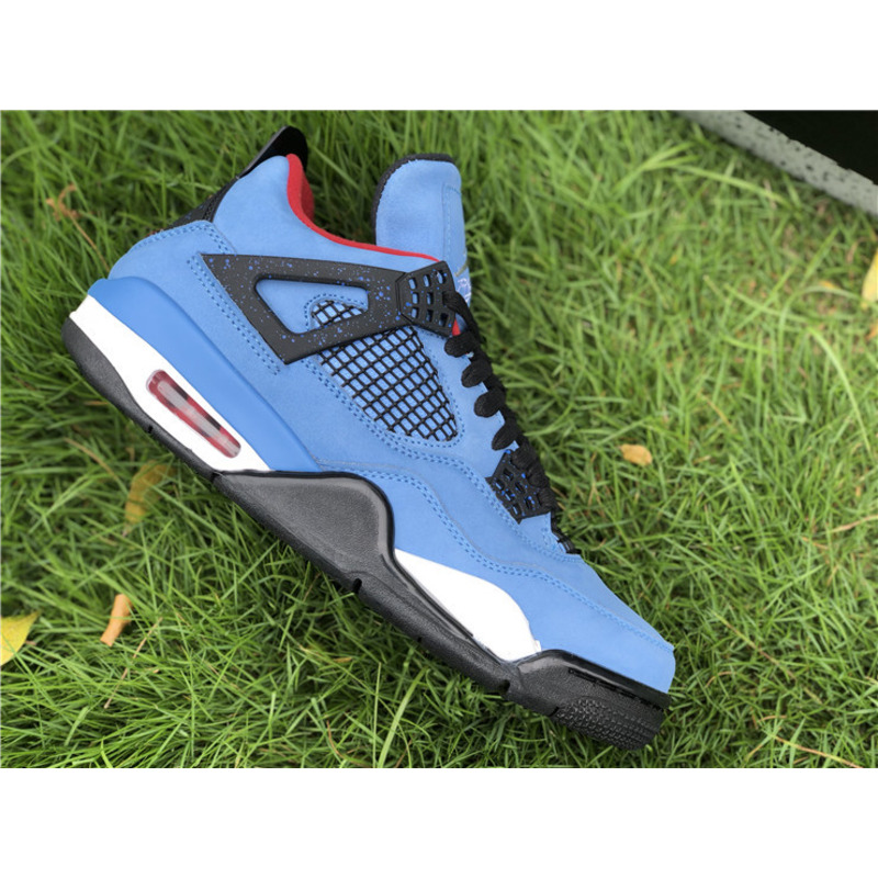 T S x Air Jordan 4 RETRO"Houston Oilers 308497 406 Sneakers Men