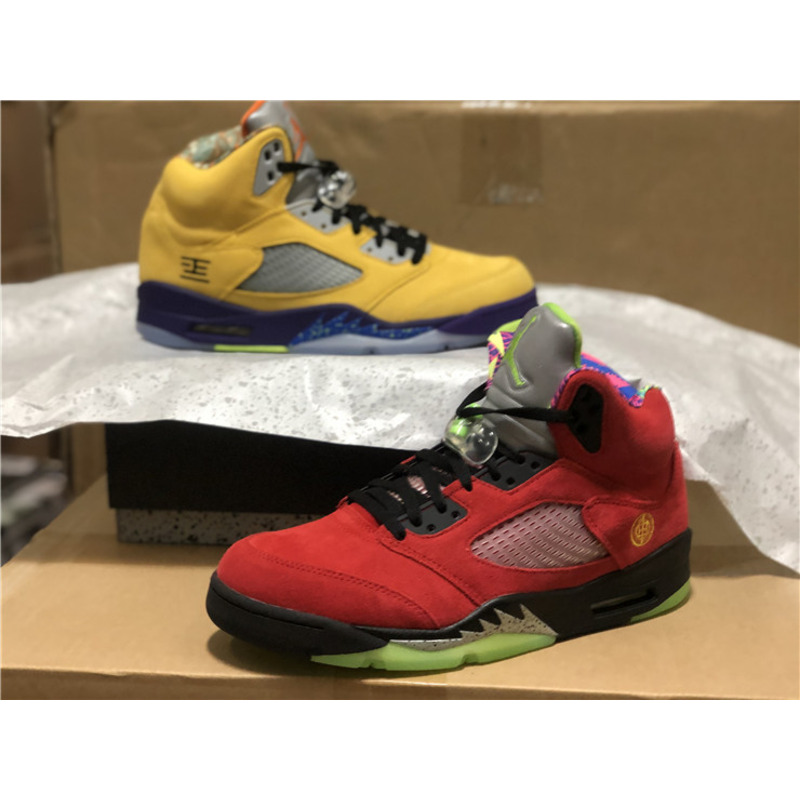 Air Jordan 5"What The" CZ5725 700 Sneakers Men