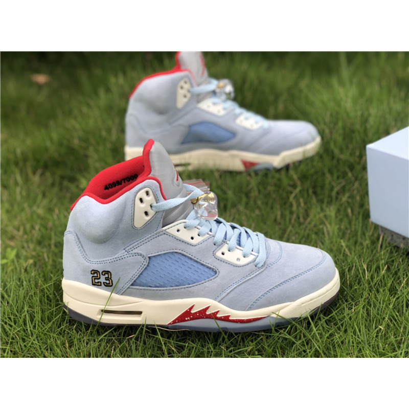 Trophy Room x Air Jordan 5"Ice Blue" Cl1899 400 Sneakers Men