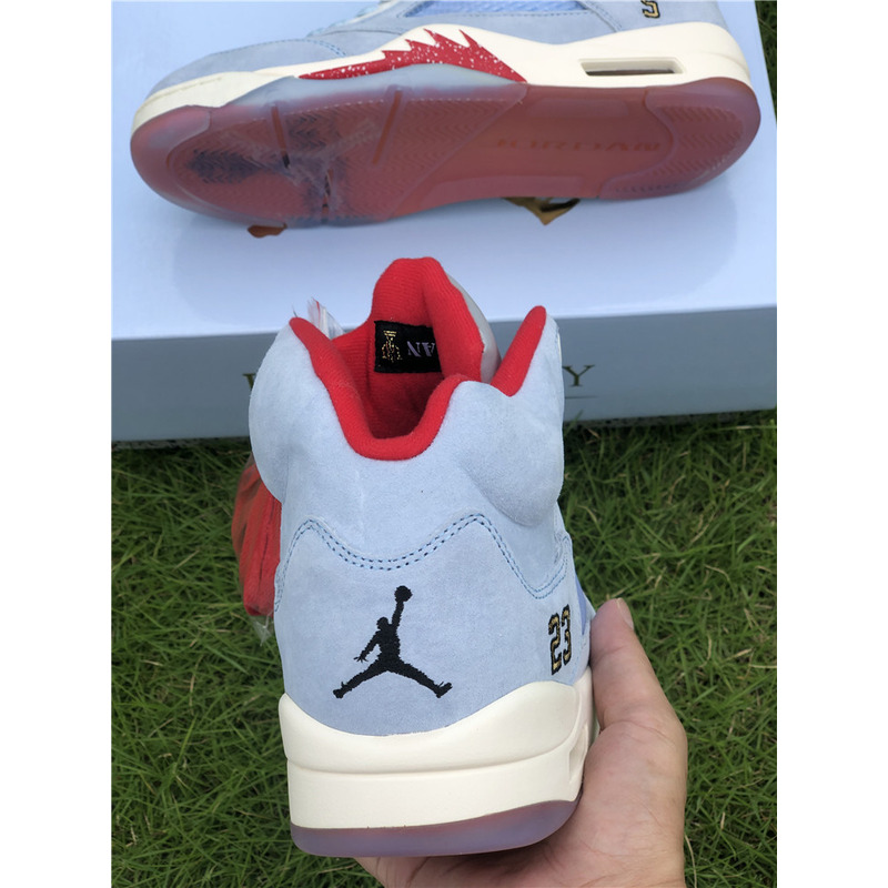 Trophy Room x Air Jordan 5"Ice Blue" Cl1899 400 Sneakers Men