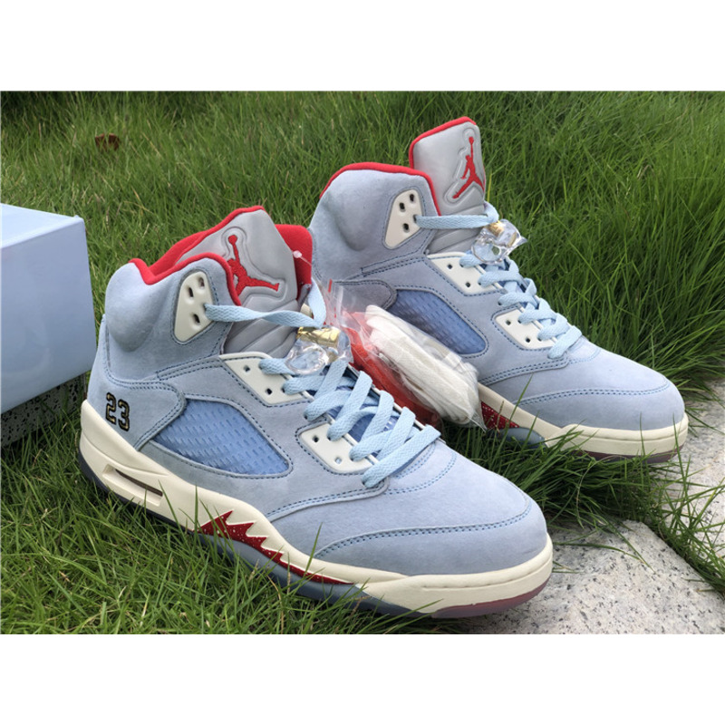 Trophy Room x Air Jordan 5"Ice Blue" Cl1899 400 Sneakers Men