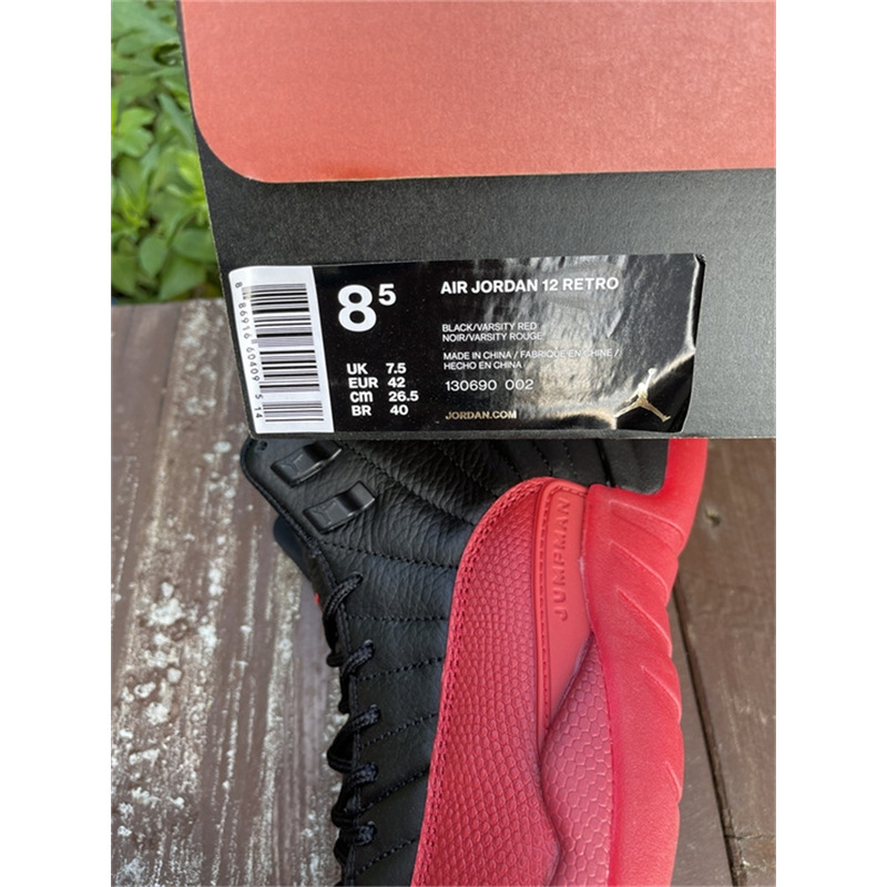 Air Jordan 12"Flu Game" 130690 002 Sneakers Men