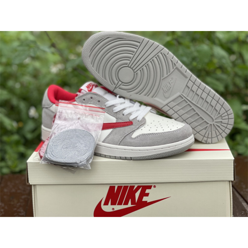 Air Jordan 1 low T S league grey red hook sneakers men women DC6991 016