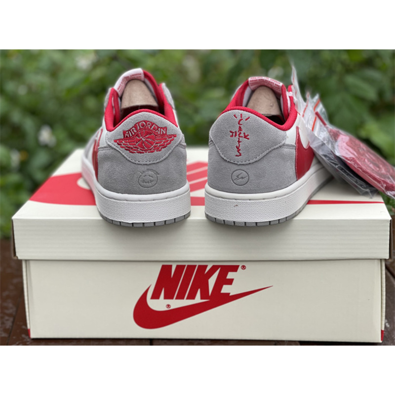 Air Jordan 1 low T S league grey red hook sneakers men women DC6991 016
