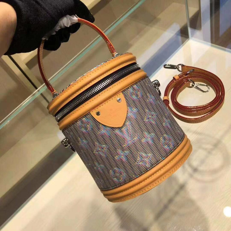 l**is V*t*n bright pink monogram lv pop printed cannes handbag