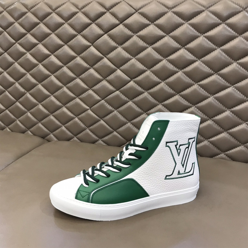 l**is V*t*n tattoo sneaker boot white