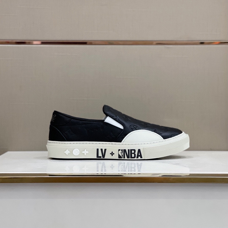 l**is V*t*n monogram leather loafers