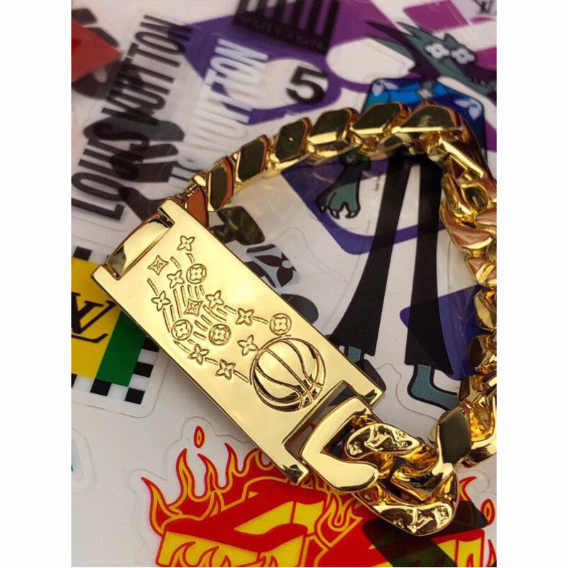 l**is V*t*n x nba bracelet gold
