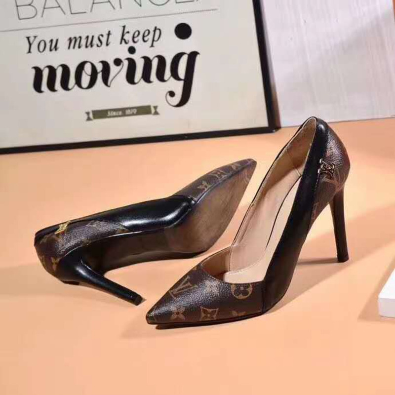 l**is V*t*n monogram high heels women