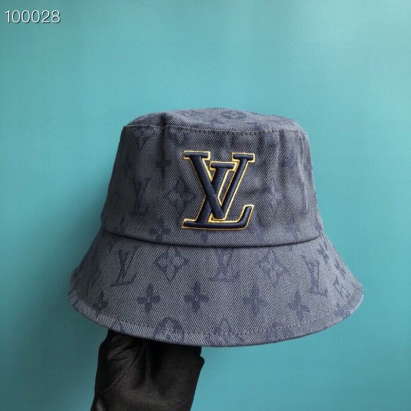 3d l**is V*t*n embroidered bucket hat