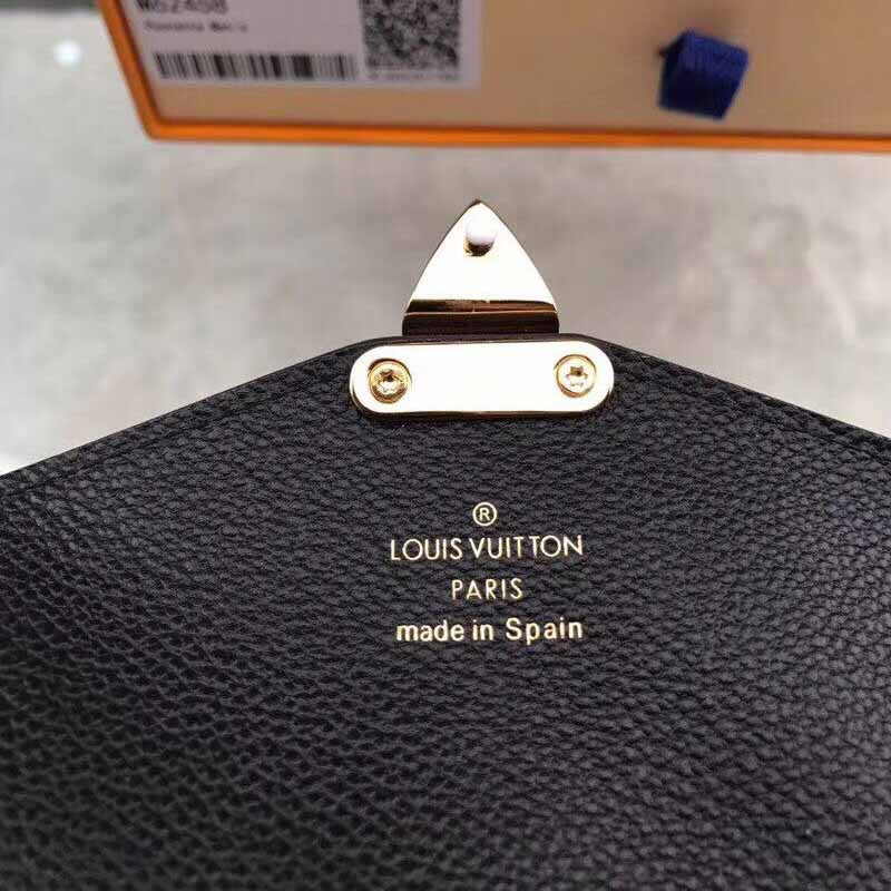 l**is V*t*n monogram black wallet