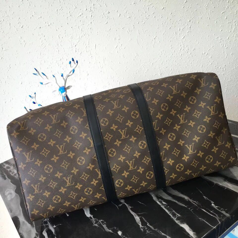 l**is V*t*n keepall bandouliere 55 monogram macassar canvas