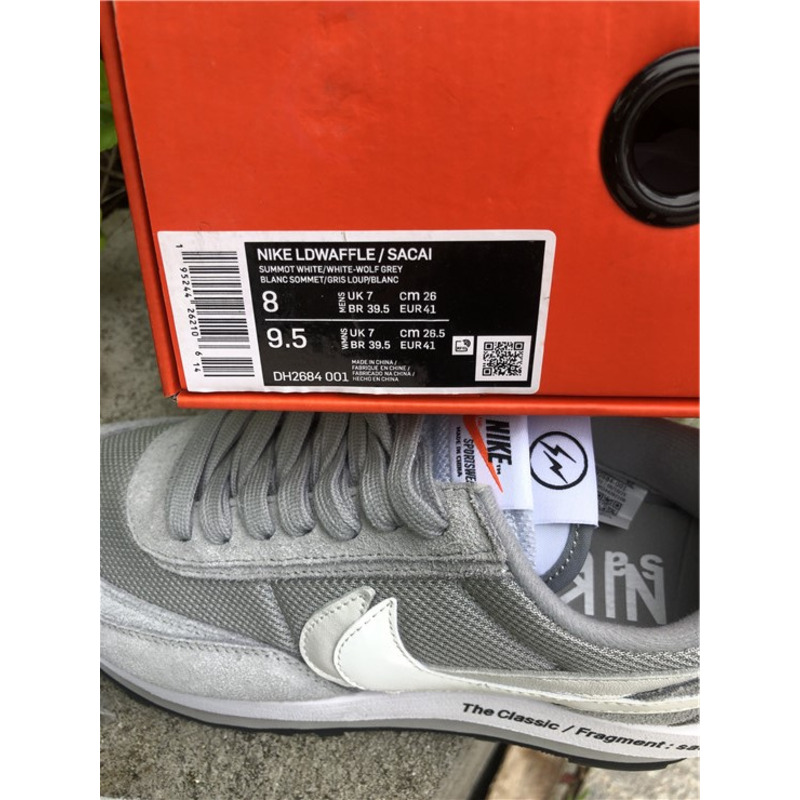 Fragment x Sacai x Nike LD Waffle DH2684 001 Sneakers Men Women