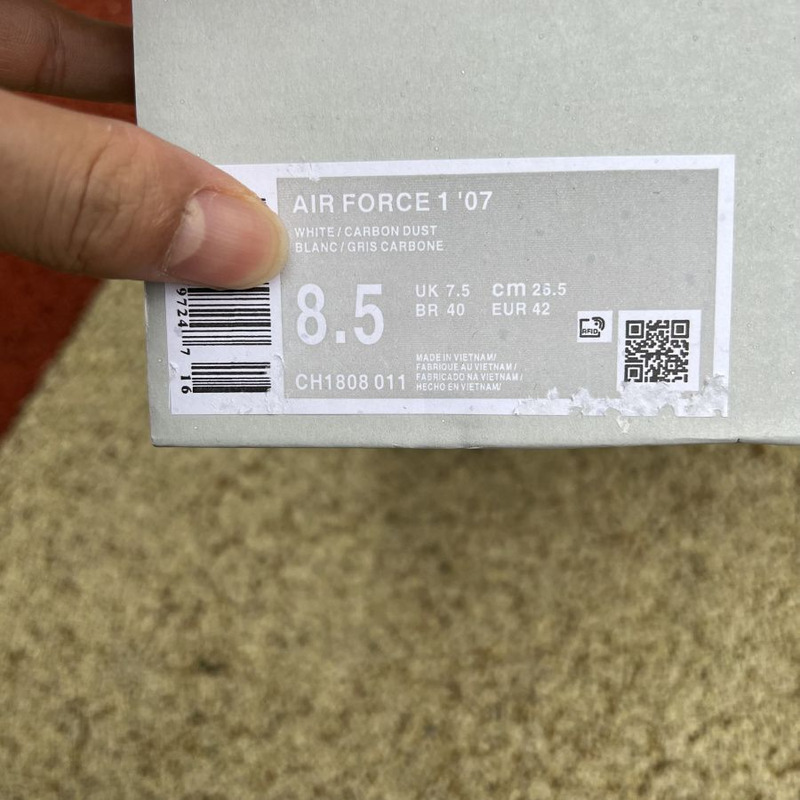 Kith x Nike Air Force 1 Low NYC Pure White Gypsophila CH1808 011 Sneakers men women