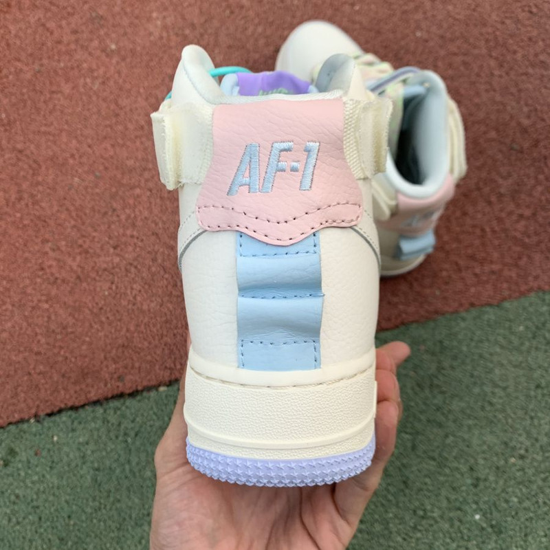 Nike Air Force 1 HI UT high Milky White Powder CQ4810 111 Sneakers Men Women