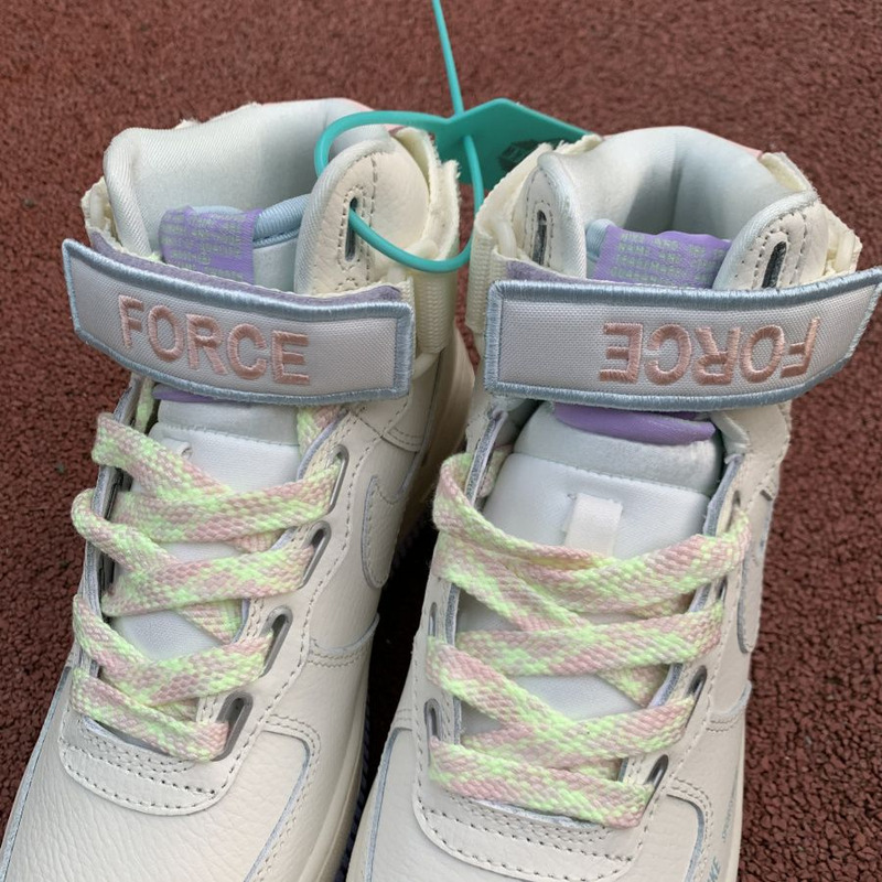 Nike Air Force 1 HI UT high Milky White Powder CQ4810 111 Sneakers Men Women