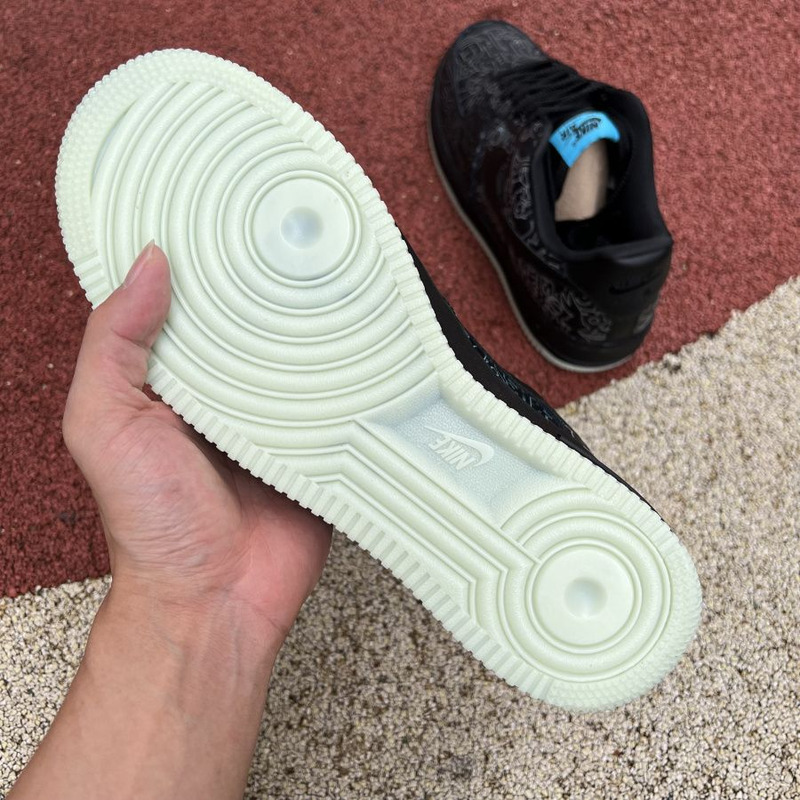 Nike Air Force 1 Low Black Blue Luminous DH5354 001 Sneakers men women